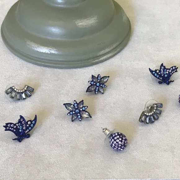 Simply Vera Vera Wang Jewelry - Vera Wang Blue Rhinestone Earring Collection